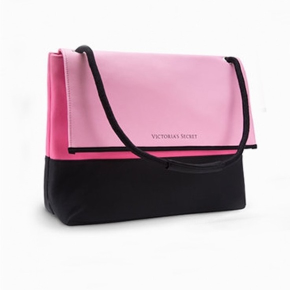 Victoria's Secret Handbags - Victoria's Secret Limited Edition Insulated Cooler Beach Bag Tote Pink